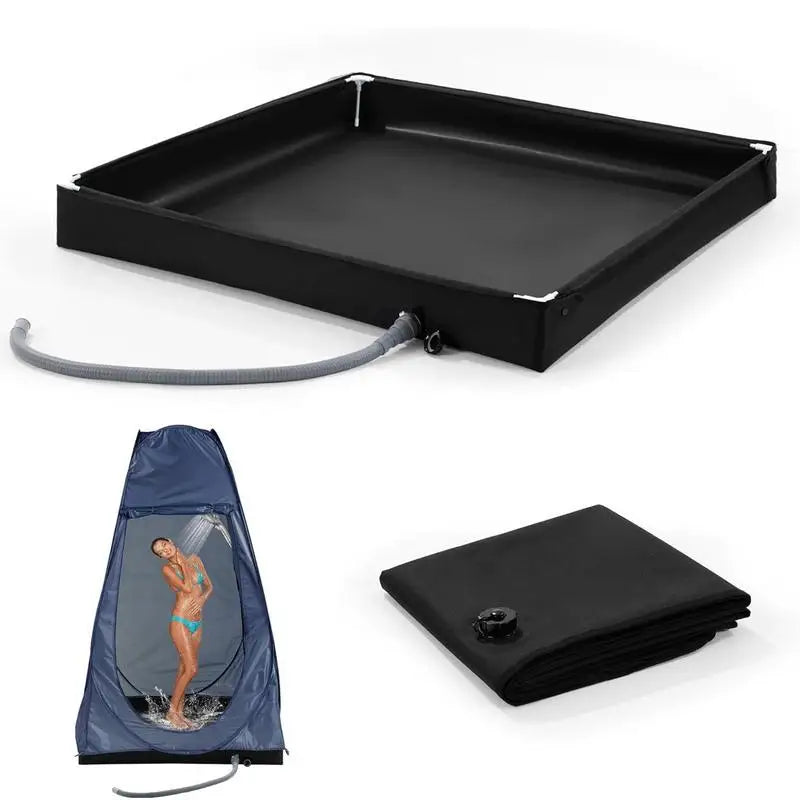 The Catchment Basin (Portable Folding Shower Tray & Drain)