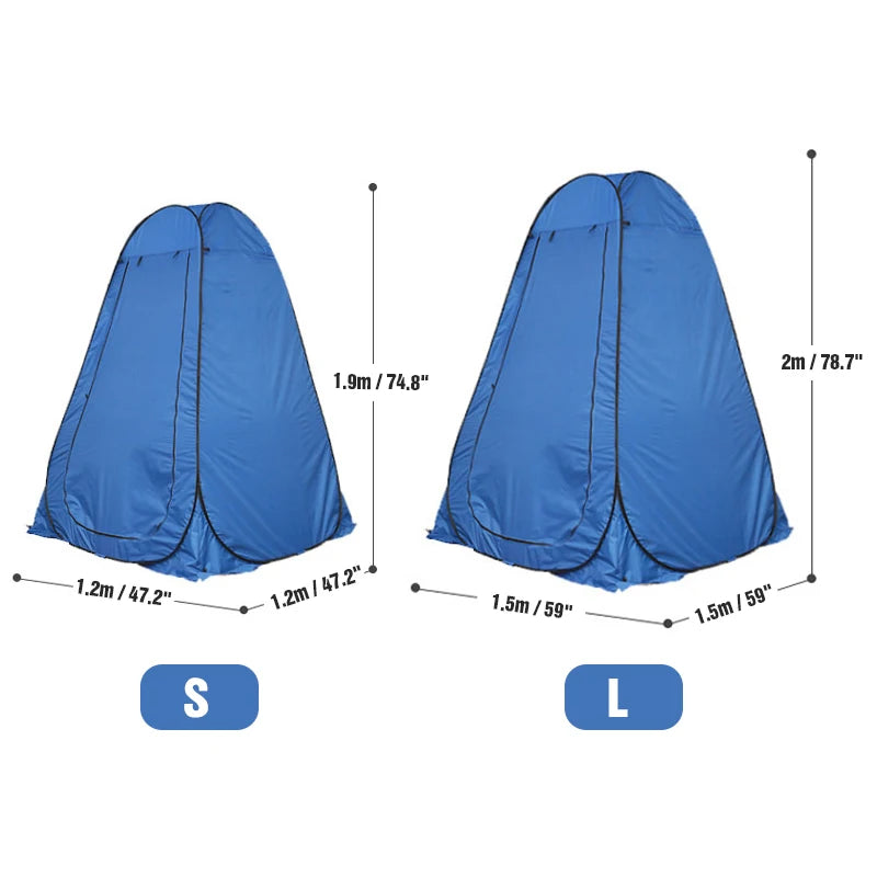 The Nomad’s Personal Sanctuary Portable Pop-Up Camping Shower Tent Privacy Changing Fitting Room Tent Shelter Mobile Toilet Fishing Photography Tent