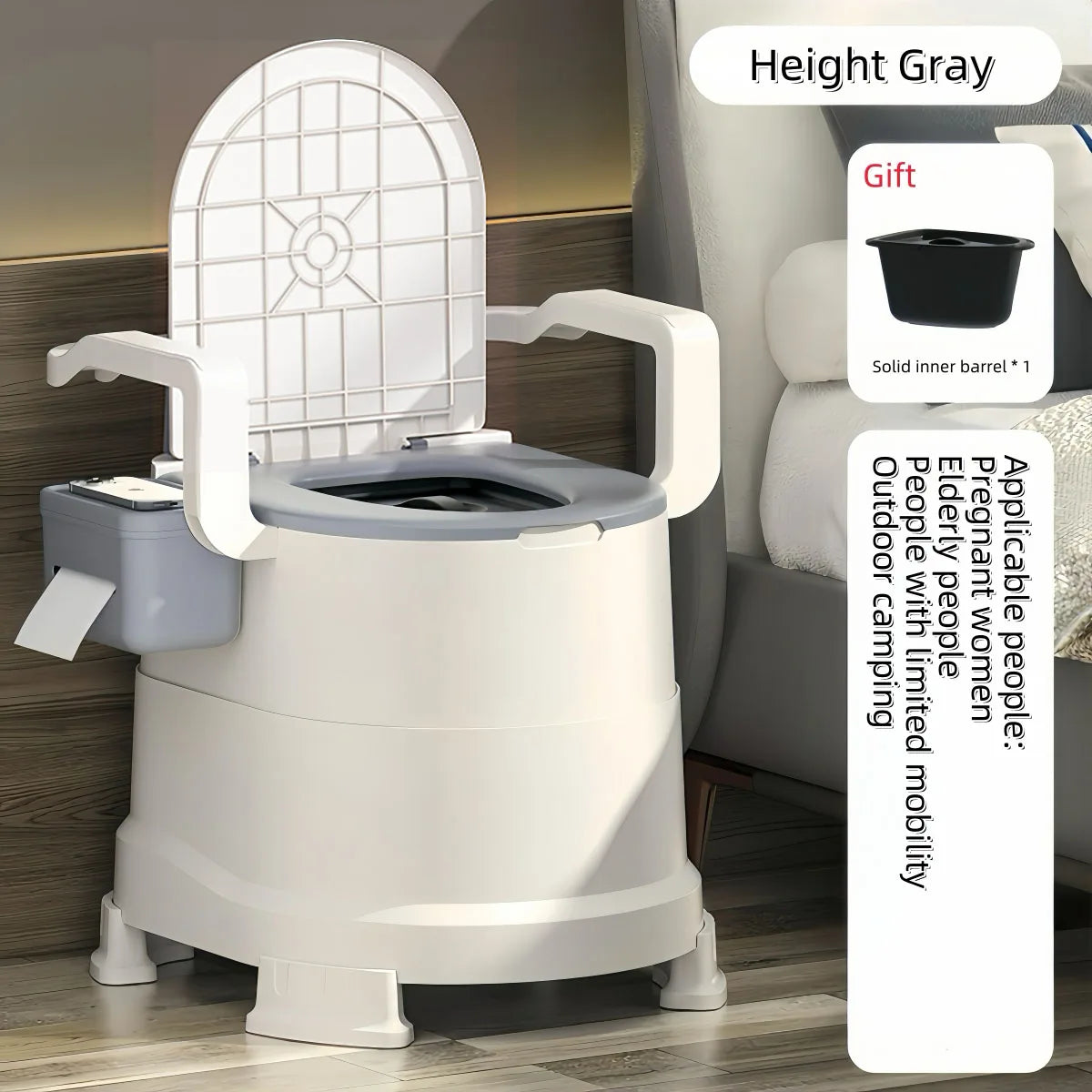 The "Civilized Command" Ergonomic Portable Throne