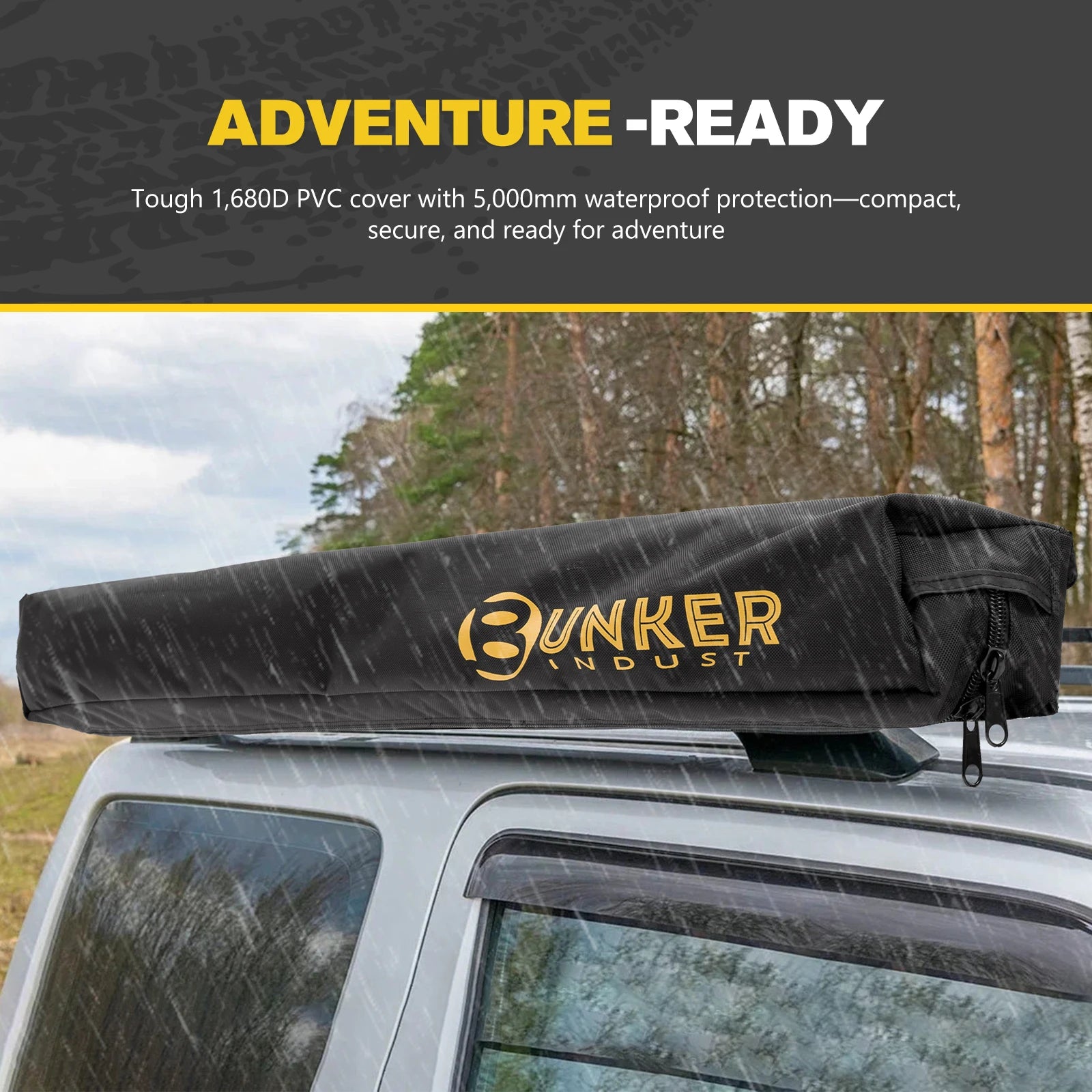 The Overlander Privacy Awning (Vehicle-Mounted Camp Enclosure)