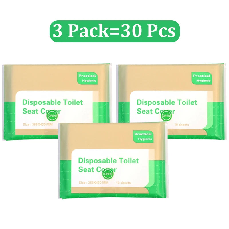 The Sanitary Shield (10-Pack Disposable Toilet Seat Covers)