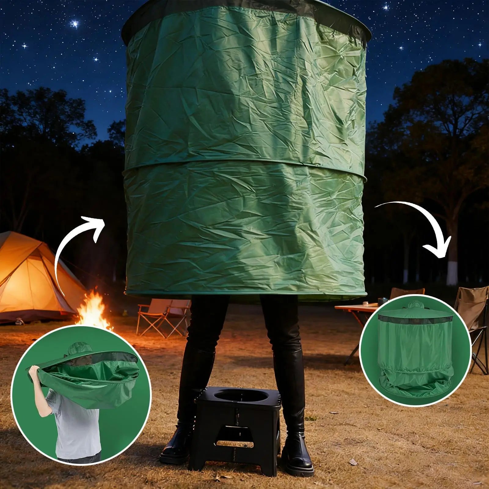 The Scout Privacy Shield (Compact Pop-Up Toilet Wrap)