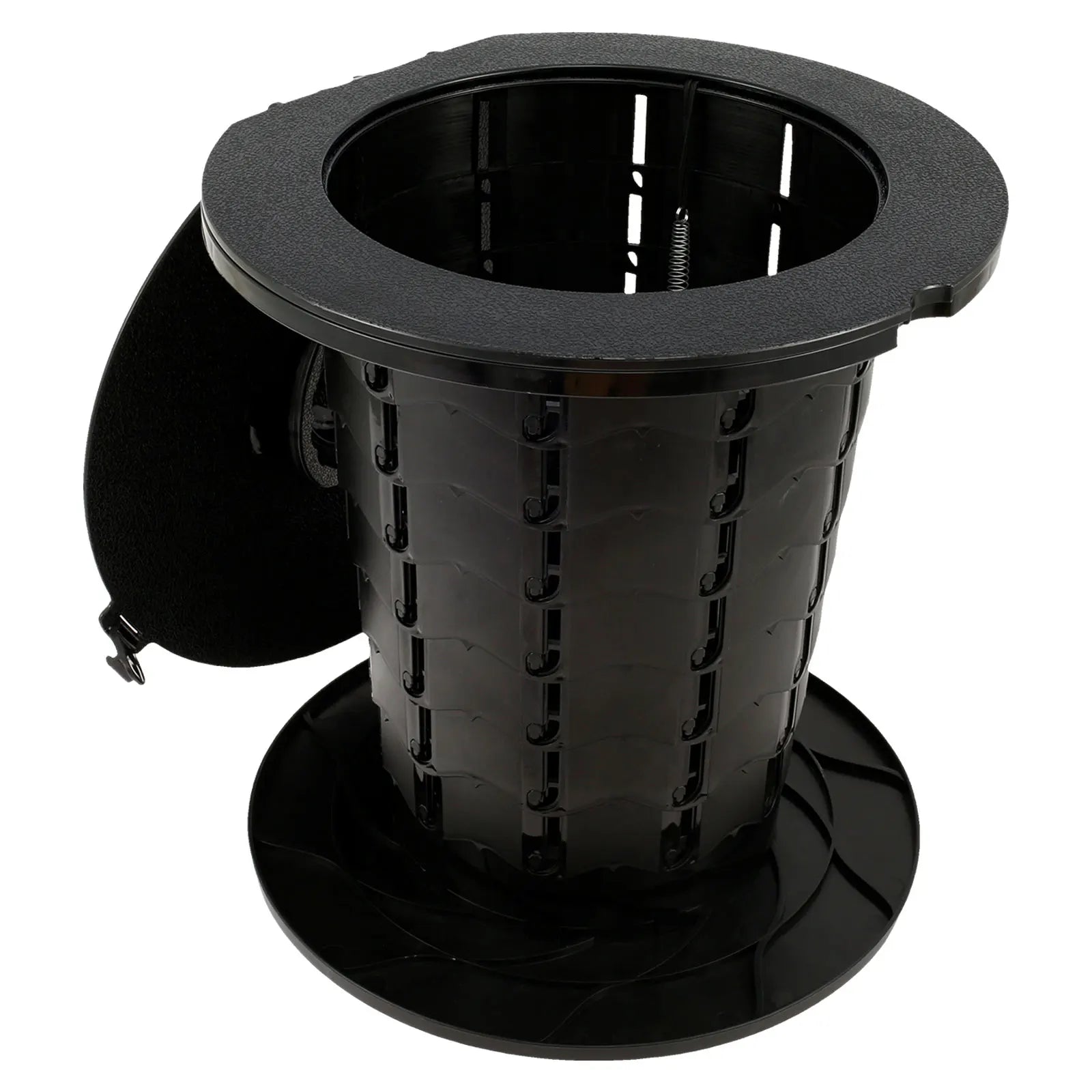 The Accordion Throne (Adjustable Camp Toilet)