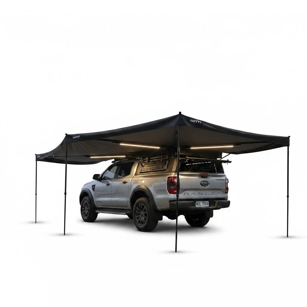 The "Nomad’s Horizon" 270-Degree Wing – Master the Perimeter of Your Portable Kingdom