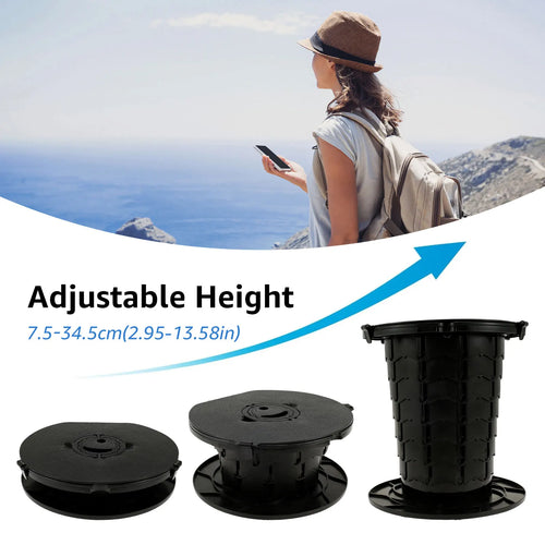 The Accordion Throne (Adjustable Camp Toilet)