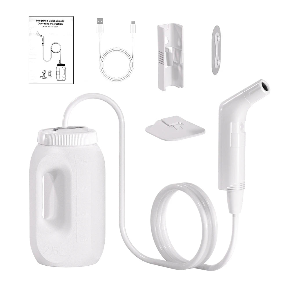 The Backcountry Hydro-Wash (2.5L Rechargeable Electric Bidet)