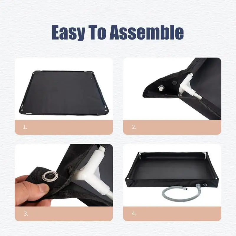 The Catchment Basin (Portable Folding Shower Tray & Drain)