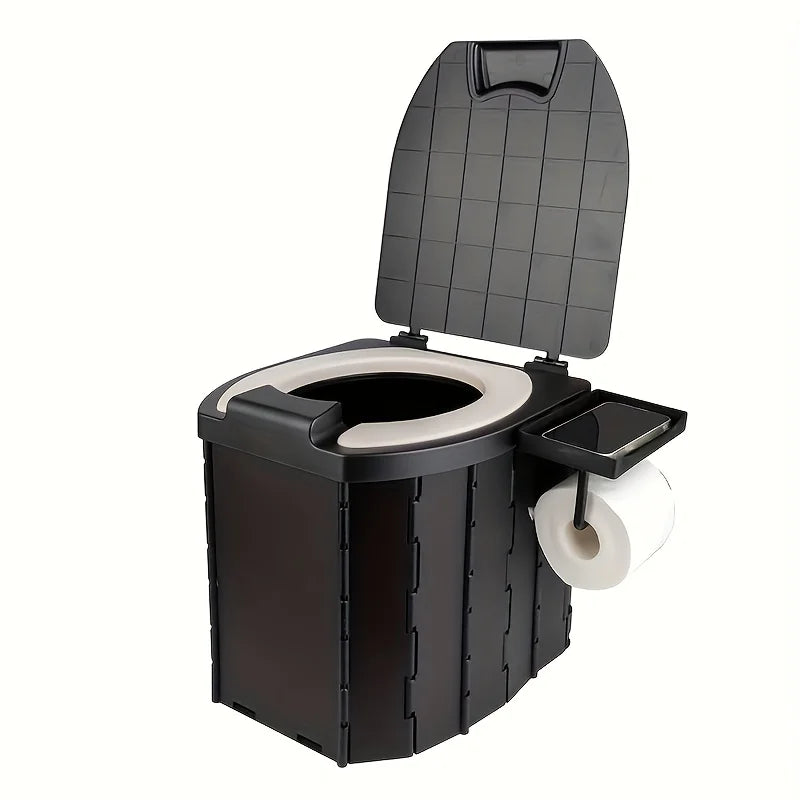 The Throne Comfort Commode (Cushioned Folding Camp Toilet)