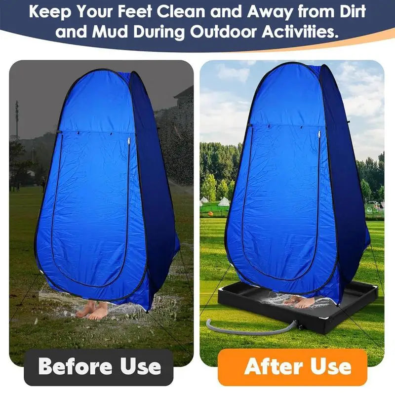 The Catchment Basin (Portable Folding Shower Tray & Drain)