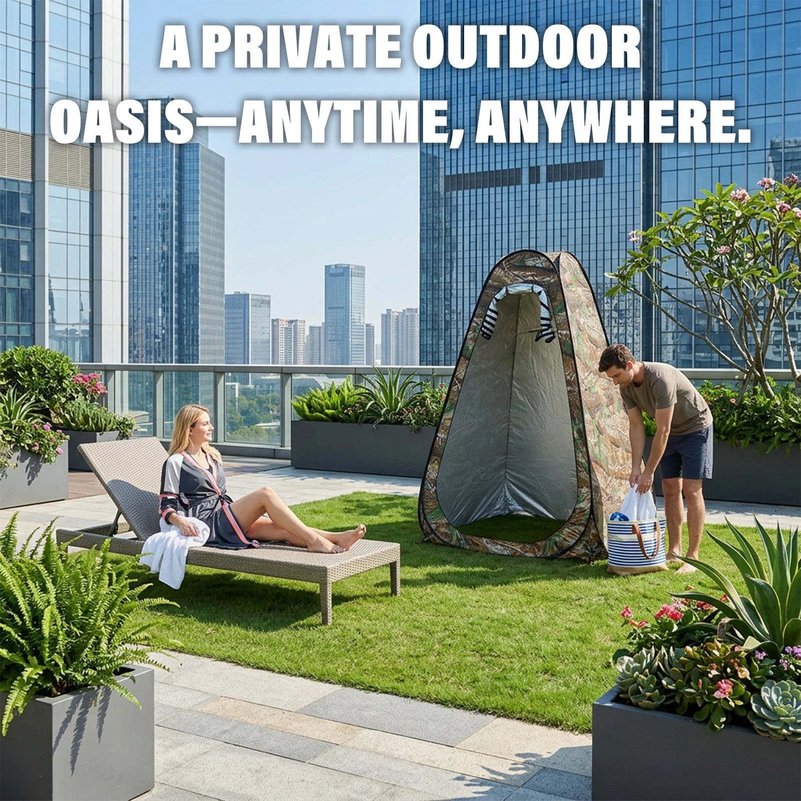 The "Anywhere-You-Need-It" Pop-Up Privacy Shelt