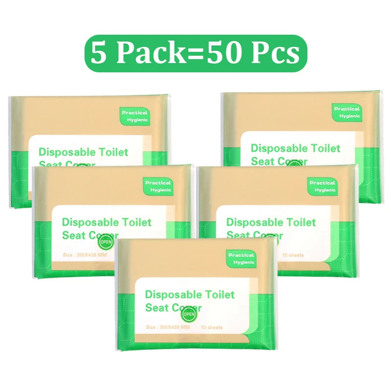The Sanitary Shield (10-Pack Disposable Toilet Seat Covers)